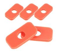 Totority 5 Pièces Dispositif de Correction Prise en Main de L'archet de Violon en Éponge Latex Orange, Accessoire Pédagogique pour Débutants, Installation Facile, pour Enseignement