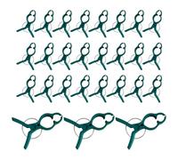 Totority 50 Pièces Lot de Clips pour Plantes en Plastique Vert, Support pour Tiges et Branches, Facile à Utiliser, Protège des Intempéries, pour Jardin et Orchidées