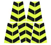 Totority 5pièces Manchons Réfléchissants pour Cônes de Signalisation Colliers de Sécurité Haute Visibilité à Protection Routière pour Parkings Zones de Construction et Allées
