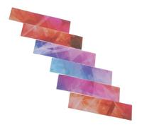Totority 6 Pièces Lot D'autocollants Sensoriels en PVC Réutilisables Texture Rugueuse pour Soulagement du Stress, Bandes Adhésives Apaisantes pour Bureau et Détente