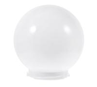 Totority Abat-jour Globe en Acrylique Blanc, Accessoire pour Lampe Extérieure de Jardin, Installation Simple pour Éclairage de Patio et Applique Murale