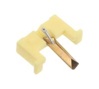 Totority Aiguille de Lecture Diamant Stylet de Lecture pour Platine Vinyle et Lecteur de Disque Plastique et Métal Jaune Suivi Professionnel Événements Musicaux Fêtes la Maison