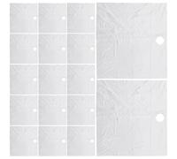 Totority Attrape-poils de Barbe Jetable 20 Pièces en Pe Multi-fonction Espace-économie pour Rasage Pratique Lors de Voyages Protections D'évier Efficaces