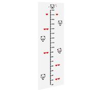 Totority Autocollant Mural de Mesure de Taille Motif Ours en Acrylique Noir, Facile à Utiliser Suivi de Croissance pour Garçon et Filles Chambre D'garçon et Filles