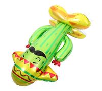 Totority Ballon en Aluminium Forme Cactus 4d Debout 1 Pièce, Décoration Fête Hawaïenne, Ballon Gonflable Solide, Accessoire Photo pour Anniversaire et Jardin