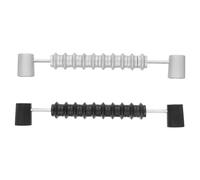 Totority Barres de Score -Foot Lot de 2 en Plastique Noir et Chrome, Compteurs de Points pour -Foot de Table, Accessoires pour Parties de -Foot Entre Amis