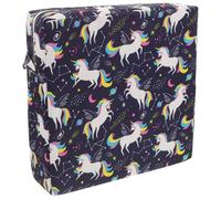 Totority Coussin de Siège Garçon et Filles Carré en Polyester, Rehausseur de Chaise Réglable en Hauteur, Détachable et Lavable, pour Chaise de Salle à Manger