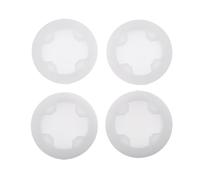 Totority Couvercle en Plastique Blanc pour Fût de 200l, Bouchon de Tambour Installation Ferme, Facile à Utiliser, Lot de 4 Pièces Adapté aux Barils Plastiques