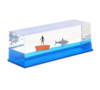 Totority Décoration de Table Statue Insubmersible Mannequin Surfeuse en Acrylique et Plastique, Décoration de Bureau Flottant, pour Bureau, Garçons, Présent d'anniversaire