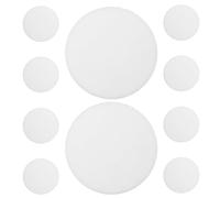 Totority Diffuseurs d'abat-jour pour projecteur de plafond lot de 10 en plastique blanc - Protection contre l’éblouissement pour plafonniers LED et spots encastrés - Couvercle rond pour