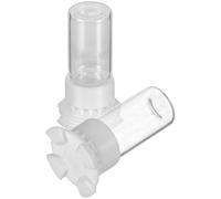 Totority Distributeur de Nourriture pour Fourmis en Plastique Blanc 2pcs Abreuvoir à Fourmis 5ml Facile à Installer et Élevage