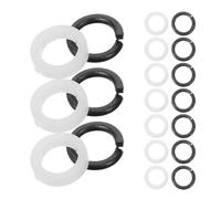 Totority Entretoises de Guitare 20 Paires Rondelles pour Mécaniques Joints pour Accordeurs Accessoires pour Guitare Acoustique et Électrique Concert et Studio