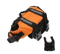 Totority Gilet de Sauvetage pour Chien XXS en Oxford Maille Orange | Sangles à Dégagement Rapide, Ajustement Réglable, Poignées de Maintien et Anneau, pour Petits Chiens