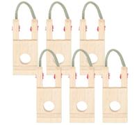 Totority Kit 6pcs Bride de Piano en Bois Corde, Outil D'accordage de Piano Facile à Transporter, Opération Simple pour Usage Personnel et Professionnel
