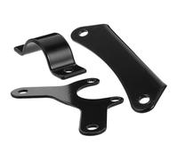 Totority Kit de montage de radiateur, support pour refroidisseurs d'huile, 3Pcs en fer, avec vis et écrou, compatible véhicules 125cc-140cc, pour refroidisseur d'huile de transmission,