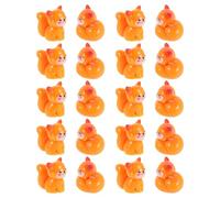 Totority Lot de 20 Petites Figurines de Petit Renard en Résine Orange, Décorations de Table Kawaii et Mignonnes pour Espace de Travail ou Décoration Extérieure
