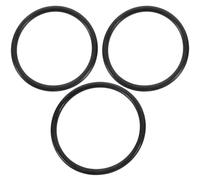 Totority Lot de 3 Anneaux en Caoutchouc pour Bol Chantant Noir, Accessoires Pratiques pour Bols Sonores, Faciles à Transporter Ranger, Amateurs de Musique