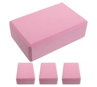 Totority Lot De 4 Blocs Flexibles En Mousse Eva Pour Le Yoga Et Les Exercices De Pilates Portables. Blocs Biseautés Avec Bords Alignés, Antidérapants Et À Dossier Haut. Mousse De Soutien