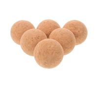 Totority Lot de 6 Balles en Liège pour, Surface Sécurisée et Poids Équilibré, Adaptées pour Table de Football de Table à Domicile Bureau