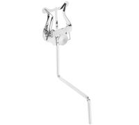 Totority Lyre pour Saxophone en Métal Argenté, Construction Robuste, Facile à Installer et Retirer, Support pour Partition Musicale Adapté aux Amateurs de Musique