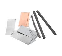Totority Matériel Électrode pour Expériences Chimiques Bâtonnets Graphite, Cuivre, Zinc, Fer et Étain, Facile à Intégrer, pour Kit Scientifique Stem et Étudiants