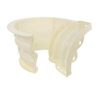 Totority Moule à Béton pour Colonne et Pilier, Formulaire en ABS Beige, Modèle Européen pour Décorations de Jardin et Clôture de Villa, Diamètre 25Mm