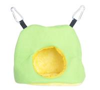 Totority Nid D'oiseau en Peluche pour Perroquet, Hiver Chaud, Doux et Portable, en Polyester Épais, pour Maison d'animaux ou pour Petits Oiseaux Couleur