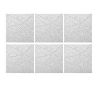 Totority Panneaux Acoustiques Autocollants en Polyester Haute pour Isolation Phonique Lot de 6 en Polyester Haute Design Moderne et Polyvalent, pour Studio et Salle de Jeux