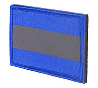 Totority Patch Réfléchissant de Sécurité, Écusson Réfléchissant en Tissu, Bleu, Nylon, Fixation Sécurisée, Haute Visibilité, pour Vêtements et Équipement pour Chien, Visibilité Nocturne,