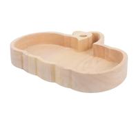 Totority Plateau en Bois de Citrouille Khaki Facile à Transporter Ranger pour Halloween, Plateau de Service Polyvalent Décoration Créative Cuisine et Maison