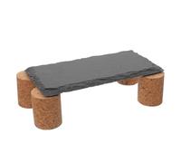 Totority Plateforme pour Terrarium en Bois et Pierre pour Caméléons et Serpents, Offrant Escalade Stable et Limage Naturel des Griffes