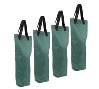 Totority Poids de Lestage pour Pied de Parasol 4pcs en Tissu Oxford Résistant Vent, Remplissable Sable ou Eau, pour Activités Extérieures et Tentes