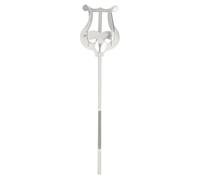 Totority Porte-partitions pour Saxophone Argenté en Fer, Pratique et Facile à Transporter, pour Partitions de Musique en Marche