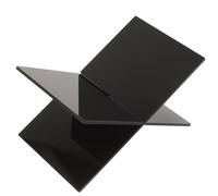 Totority Pupitre à Livres Accessoire Élégant en Acrylique Noir Classique Support de Lecture Mains Libres, Multifonction pour Maison et Salle Bouddhiste pour Détente