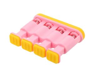 Totority Renforceur de Doigts Réglable Outil D'entraînement Musculaire Léger en Plastique et Caoutchouc pour Guitare et Piano pour Débutants et Pratique à Domicile