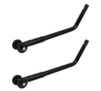 Totority Roulette pour fauteuil roulant en alliage d'aluminium avec butée de recul rapide, pour usage intérieur et extérieur, accessoires de sécurité pour seniors
