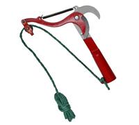 Totority Sécateur D'arbres à Main avec Poulie Composée en Acier Rouge pour Taille-plantes et Coupe-récolte de Plantes, pour Décoration Automne et Élagage Perche