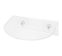 Totority Support à Ventouse en Acrylique pour Pots de Fleurs, sans Perçage | Vitre et Porte, Rangement Mural Discret, Présentation de Bonsaï sur Fenêtre Intérieure