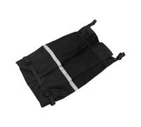 Totority Support de Bouteille D'oxygène pour Fauteuil Roulant, Porte-oxygène pour Déambulateur, Tissu Oxford Noir, Double Cylindre, Fenêtre Transparente, Portable, pour Seniors