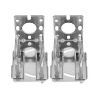 Totority Support Fixation antenne extérieur en Alliage d'aluminium, Lot de 2 pièces, Design en L, diamètre Trou 7 mm, Installation sur Poteau pour amplificateur parabolique