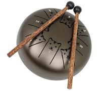 Totority Tambour à Languettes Son Clair et Résistant 5,5 Pouces en Alliage Acier-titane Design Simple et Délicat pour Contemplation et Éducation Musicale pour Débutants et Garçon