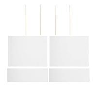 Totority Toile Naturelle 2 Pièces pour Chaise Pliante de Directeur, Canvas, Usage Intérieur Gaming et Travail, Kit Réparation 52x16/48x38 Cm