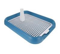 Totority Toilettes Intérieur pour Chiot en Plastique Léger et Portable, Pot pour Chien Bleu Adapté à L'entraînement en Intérieur