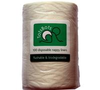 Tots Bots Flushable Liners (100 Sheets Per Roll)
