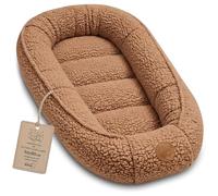 Totsy Baby Couffin Cocon Nid Bébé Réducteur de Lit Boucle - Babynest Portable pour Berceau Couchage Enfant Douillet Câlin Garçon Fille Nouveau Né Nido Pumpkin