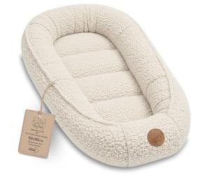 Totsy Baby Couffin Cocon Nid Bébé Réducteur de Lit Boucle - Babynest Portable pour Berceau Couchage Enfant Douillet Câlin Garçon Fille Nouveau Né Nido Crème