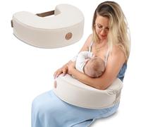 Totsy Baby Coussin d’Allaitement en Mousse à mémoire de Forme - Soutien Ergonomique pour bébé et Maman Idéal pour l’Allaitement et Le Confort Postnatal