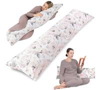 Totsy Baby Coussin de Grossesse pour Dormir 145 cm - traversin Plat ou Oreiller de Corps Coussins maternité et d’Allaitement idéal pour Femme Enceinte oreillers Long et Confortable Oeko-Tex