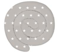 Xxl 200 Cm Lit Serpent Coussin De Lit Coussin D'allaitement Detachee Literie Fait Main 100% Coton Étoiles Blanches Sur Gris 200 Cm Multicolore