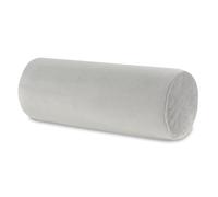 Totsy Baby Coussin traversin Genoux et Cervical pour Dormir 40x15 cm - Oreiller Boudin de Yoga cervicales et Corps Coussins en Mousse et Housse en Velours Gris